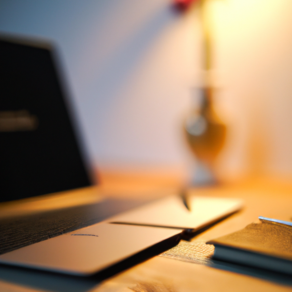 Mesa de trabajo con documentos de privacidad, bolígrafo y portátil representando protección de datos en Colombia